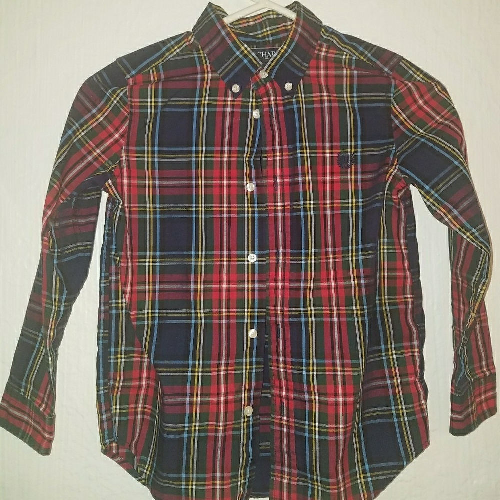 Chaps plaid long sleeve shirt
